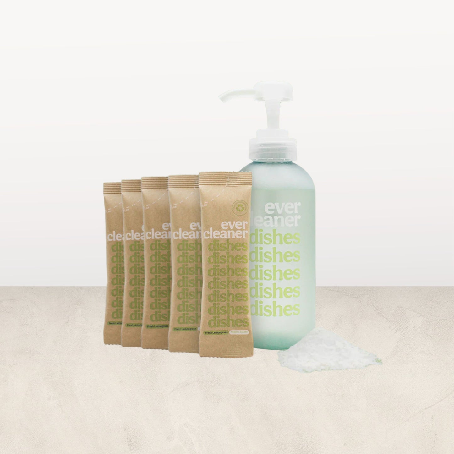 Evercleaner dishwashing refill sachets