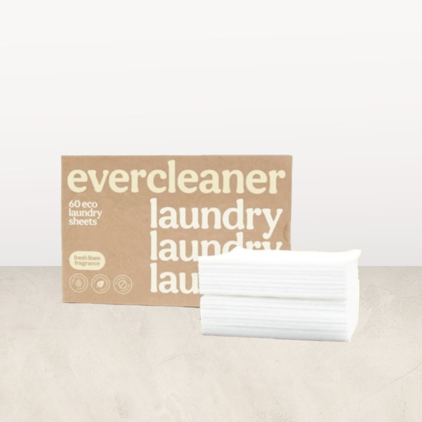 Evercleaner laundry detergent sheets